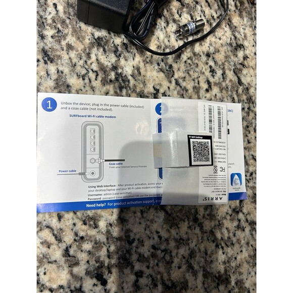 ARRIS SURFboard SBG10 DOCSIS 3.0 Cable Modem AC1600 Dual Band Wi-Fi Router - NEW - Picture 10 of 10